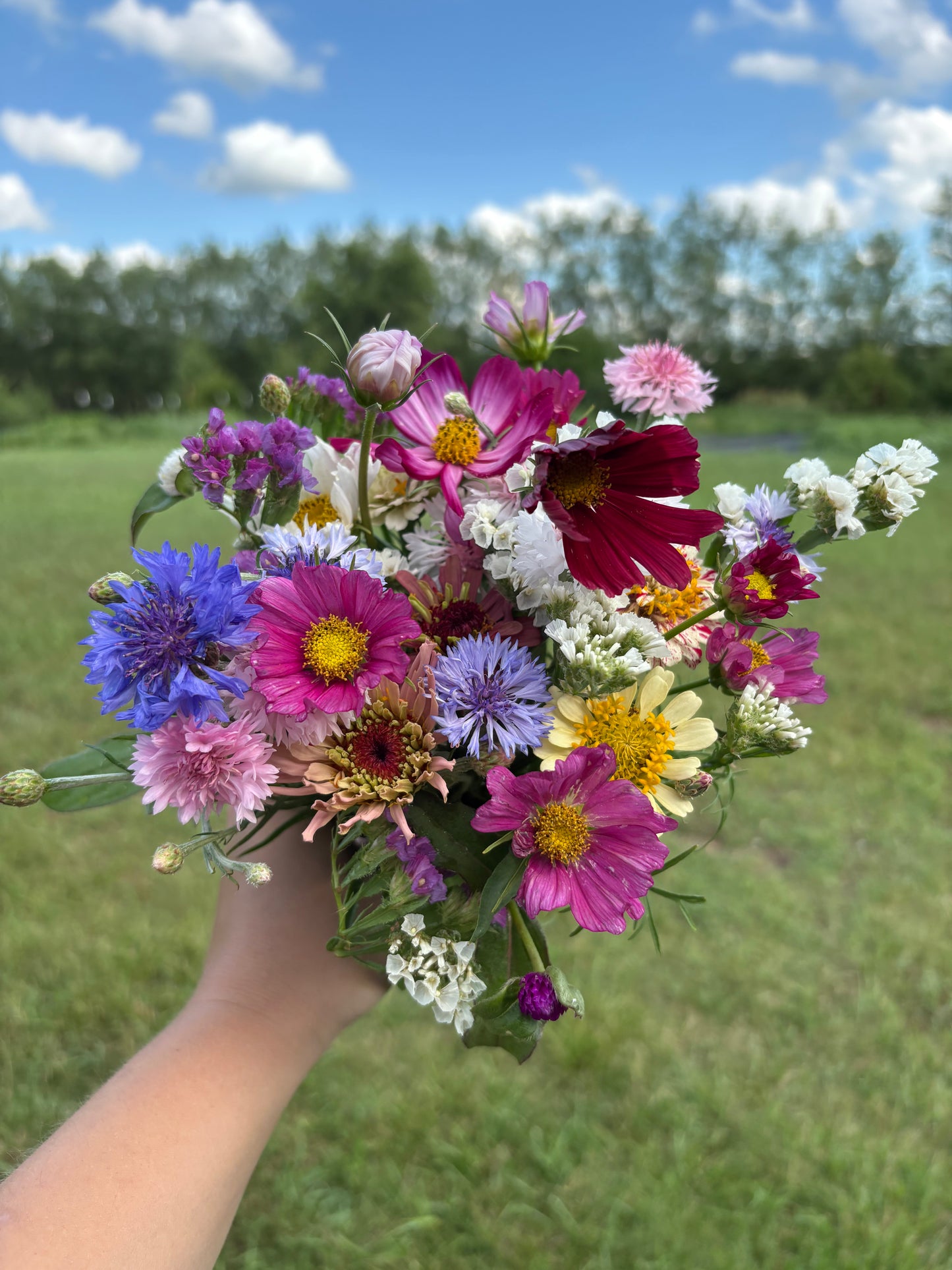 Wrapped Flower Bouquet